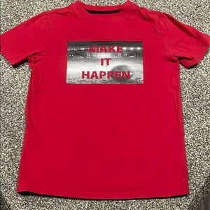 Xersion Red Graphic Short Sleeve Tee